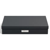 Bigso Sverker Canvas Fiberboard Legal/Art Storage Box, 3.3" x 17.1" x 12.2"