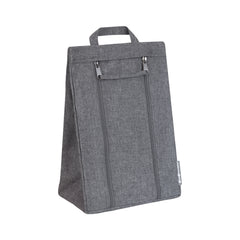 Bigso Grey Travel Shoe Bag, Luggage Shoe Holder Bag with Handle, 9.4" x 5.9" x 13.8"
