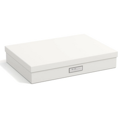 Bigso Sverker Legal/Art Storage - 3.3x17.1x12.2in White