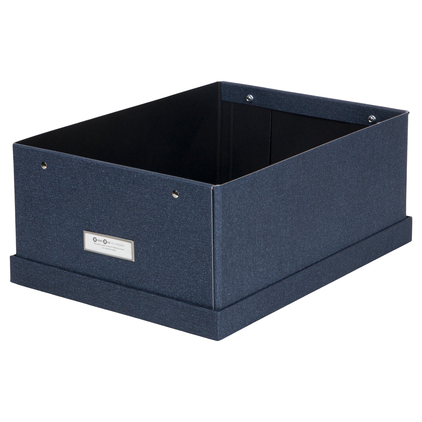 Bigso Katia KD Blue Collapsible Photo Storage Box 11.3" x 15.4" x 6.4"