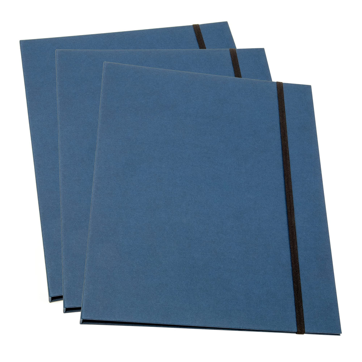 Paul Elastic Closure Presentation Folder – 3 Pack (.Blue.)