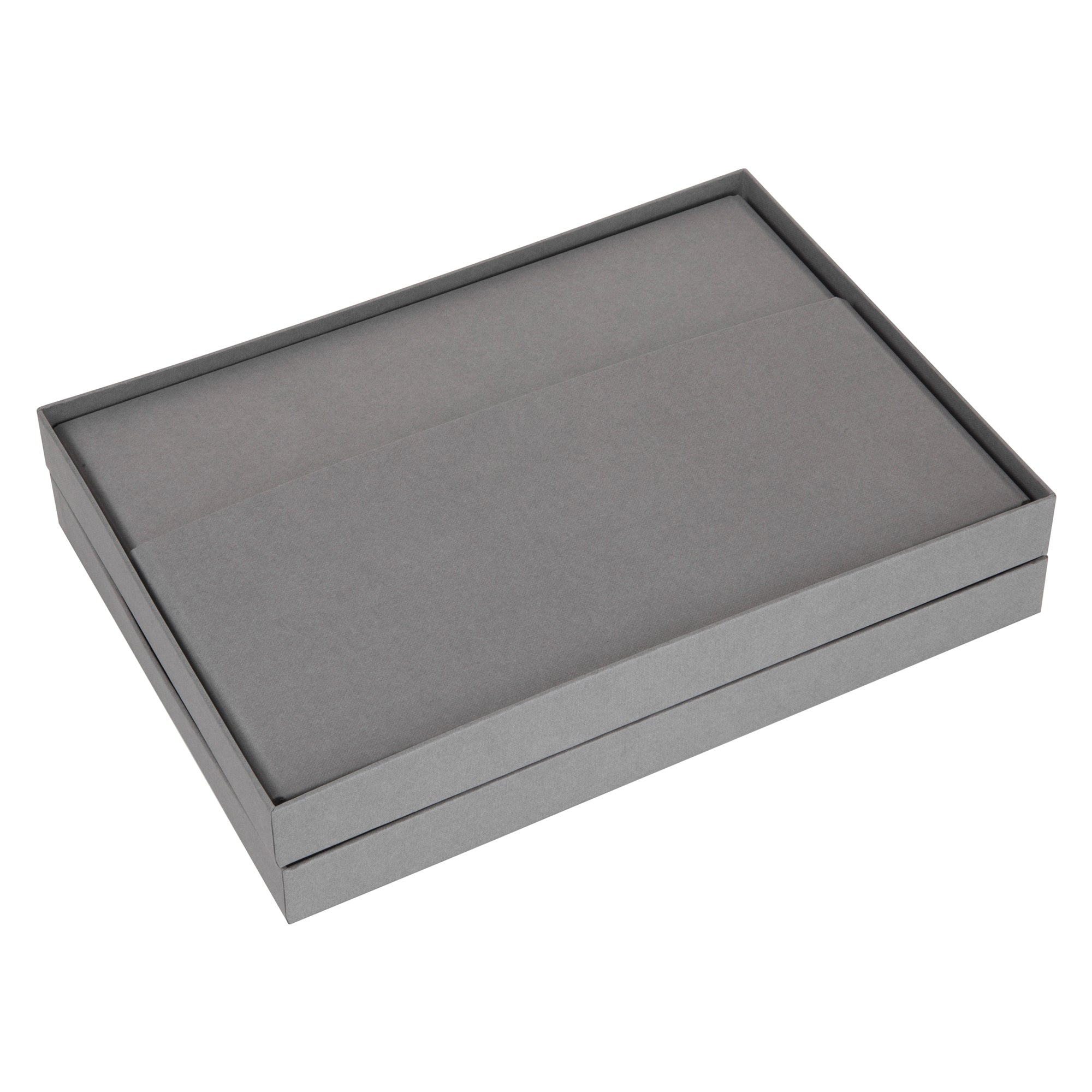 Bigso Karin Grey Collapsible Photo Storage Box 2 Pack