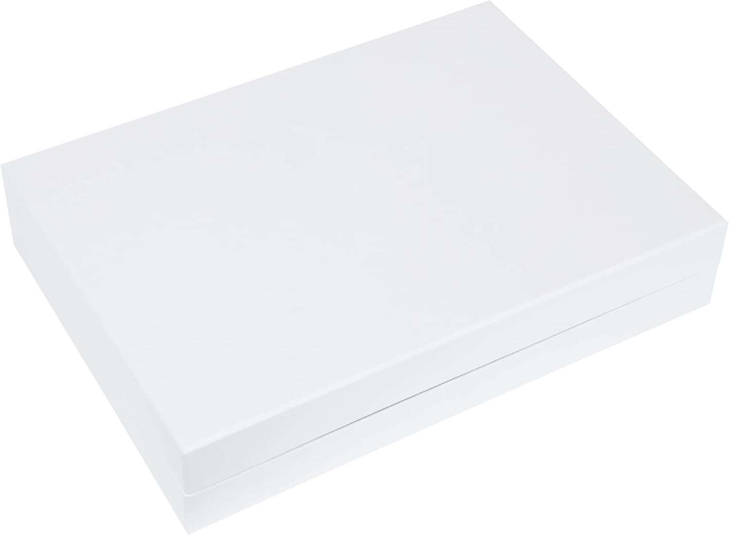 Bigso Karin Collapsible Storage Box - Photo Storage Box - 2 Pack - White