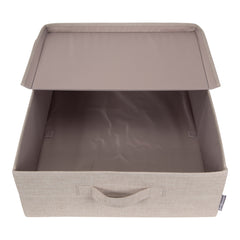 Bigso Soft Underbed Storage Box | Under Bed Storage Containers | 18.1” x 21.7” x 6.3”