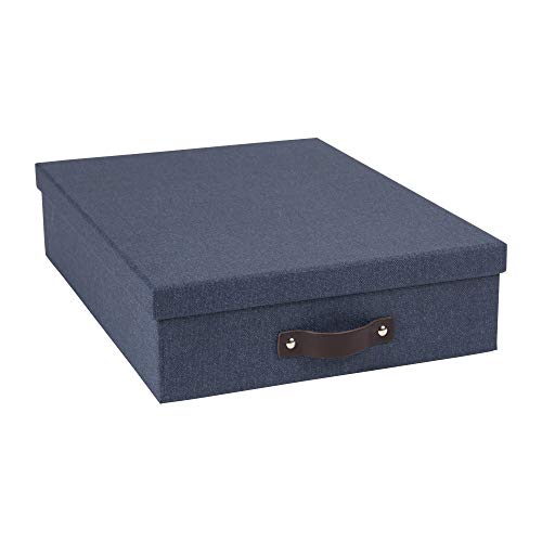 Bigso Oskar Canvas Fiberboard Document Letter Box