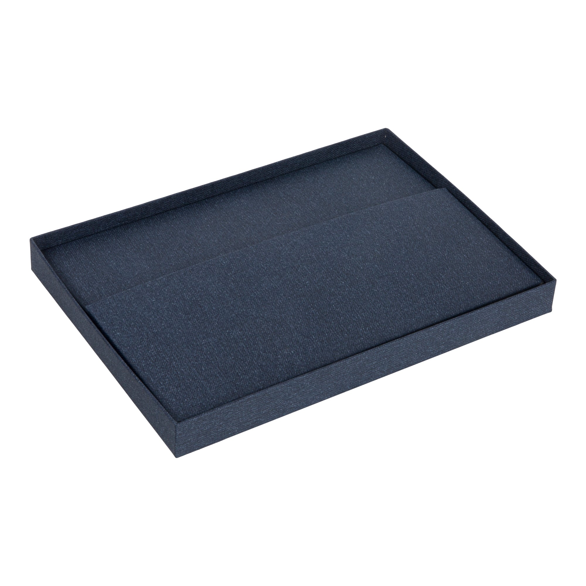 Bigso Katrin KD Blue Collapsible Storage Box | Photo Storage Box | 13.5" x 17.6" x 7.2"