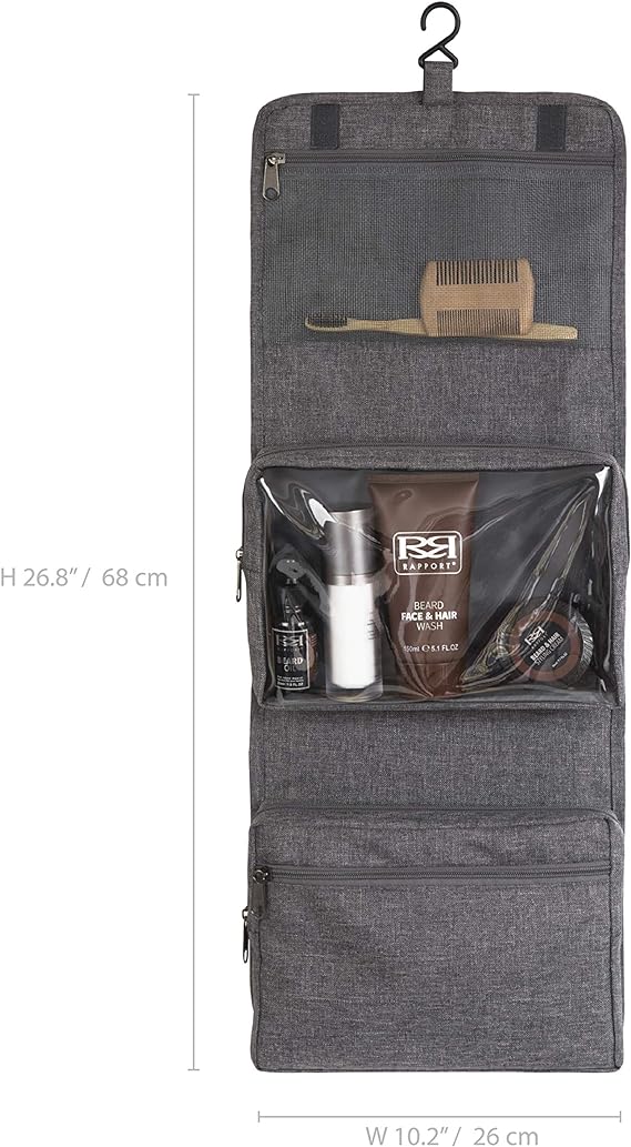 Bigso Grey Toiletry Bag