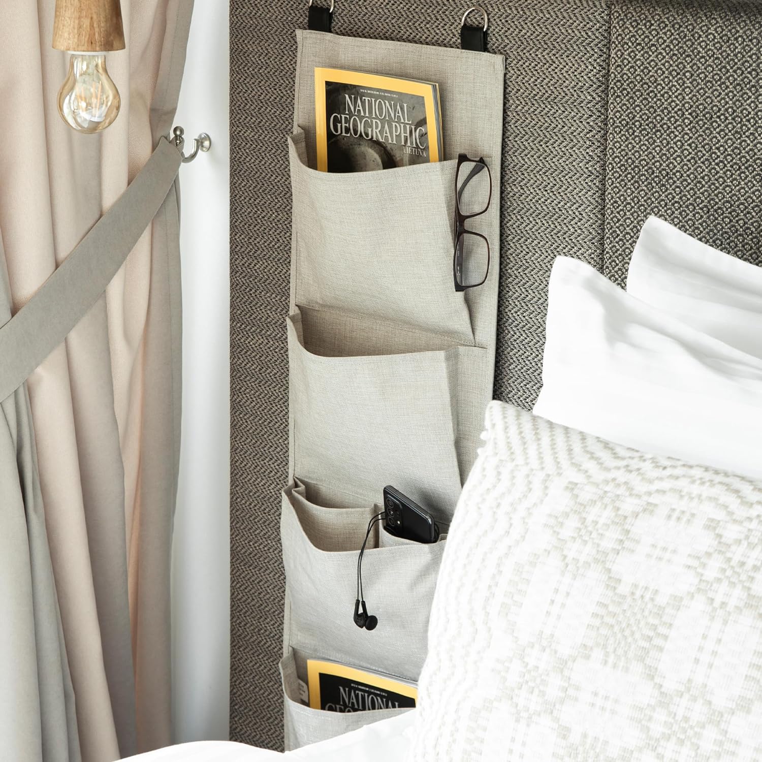 Bigso Soft Hanging Wall Storage Organizer | Back of Door Storage