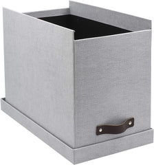 Bigso John Desktop File Box and Document Organizer for Important Paperwork 7.4’’ x 13’’ x 10.4’’