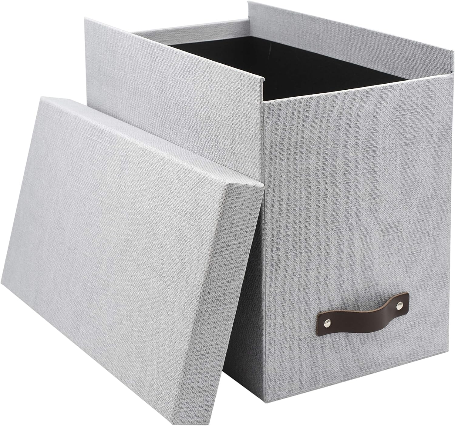 Bigso John Desktop File Box and Document Organizer for Important Paperwork 7.4’’ x 13’’ x 10.4’’