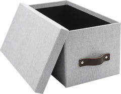 Bigso Silvia Organizational Storage Box | Photo Storage Box | 5.9″ x 6.5″ x 11.6″