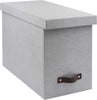 Bigso John Desktop File Box and Document Organizer for Important Paperwork 7.4’’ x 13’’ x 10.4’’