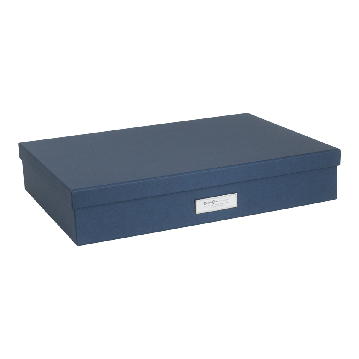 Bigso Sverker Canvas Fiberboard Legal/Art Storage Box, 3.3" x 17.1" x 12.2"