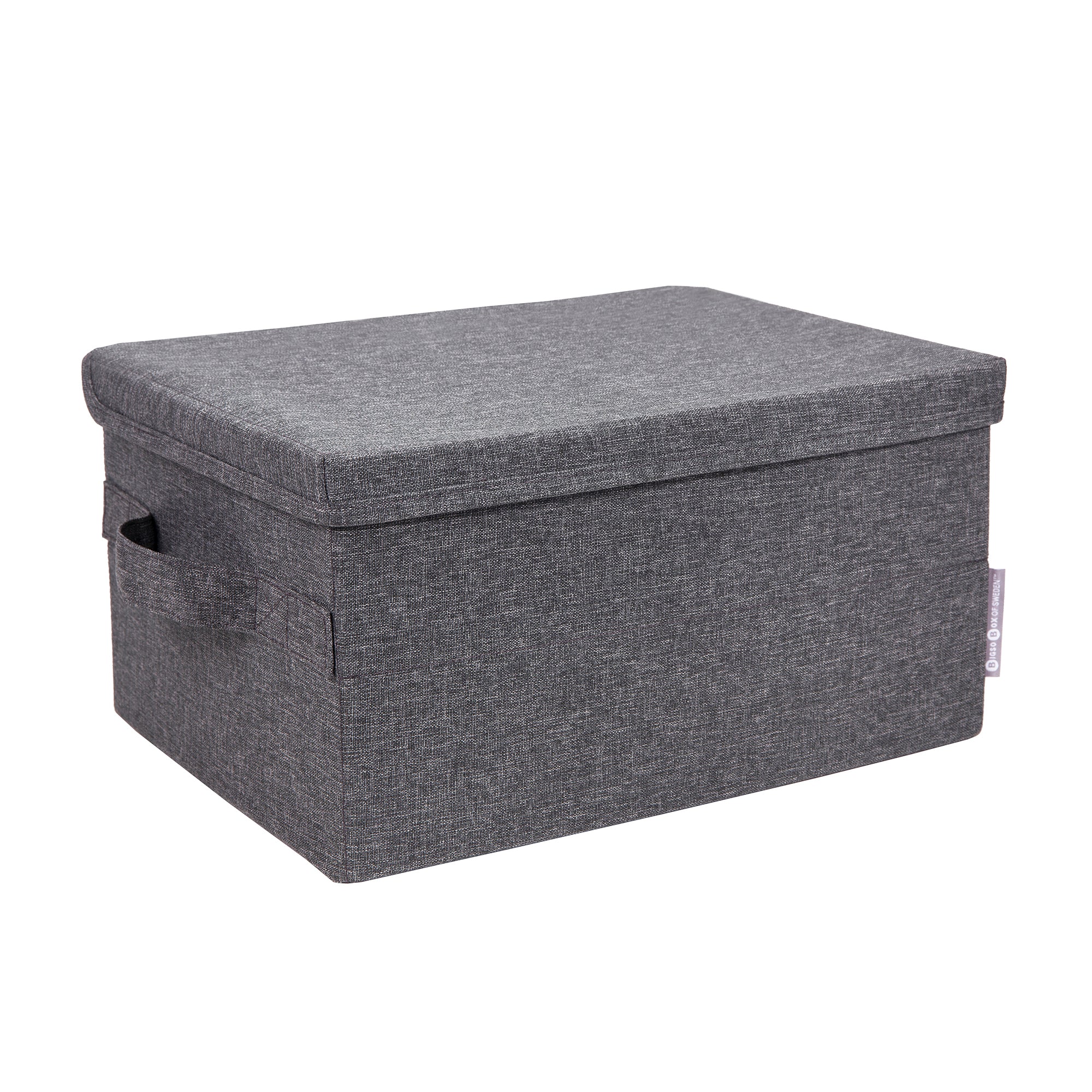 Bigso Soft Foldable Polyester Storage Box with Lid