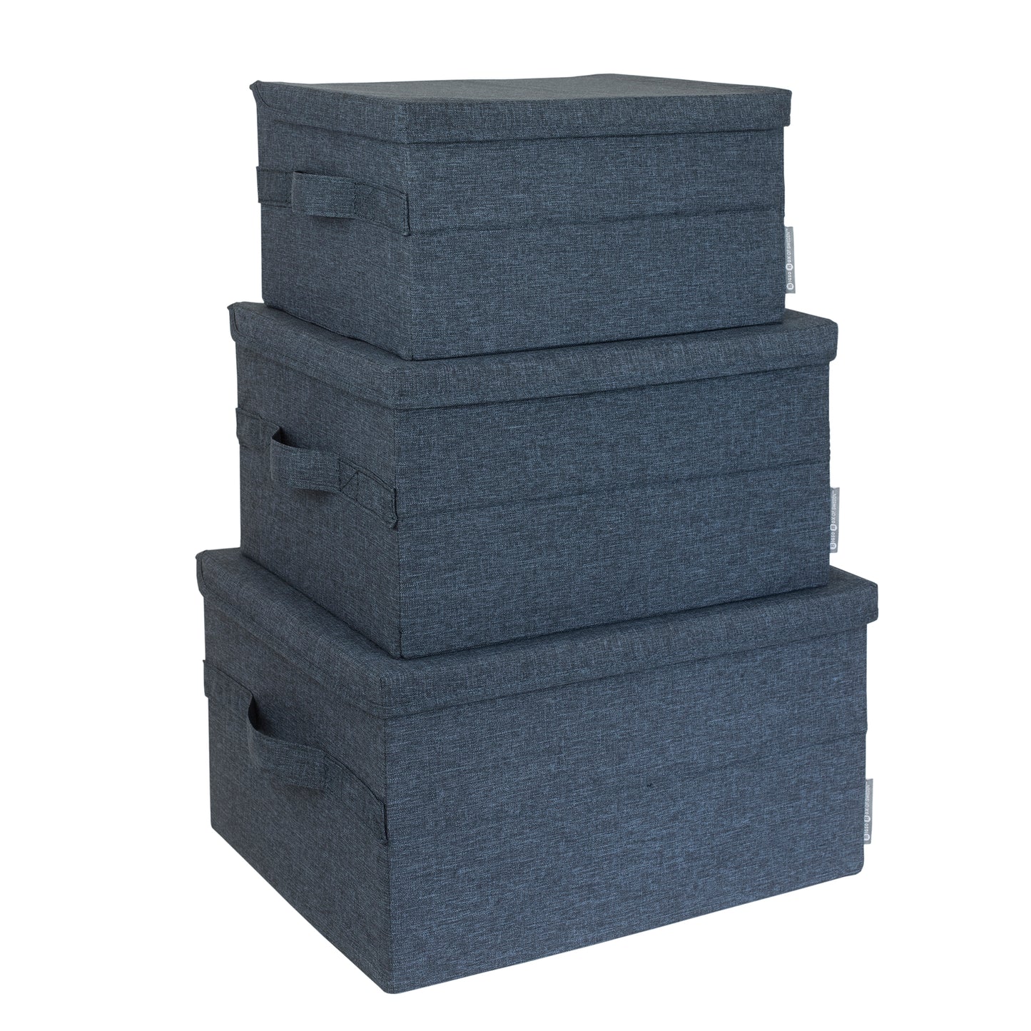Bigso Soft Foldable Polyester Storage Box with Lid