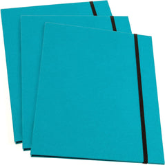 Bigso Paul Letter Size Folder with Elastic Closure | 3 Pack | 9.17″ x 12.48″ x 0.59″