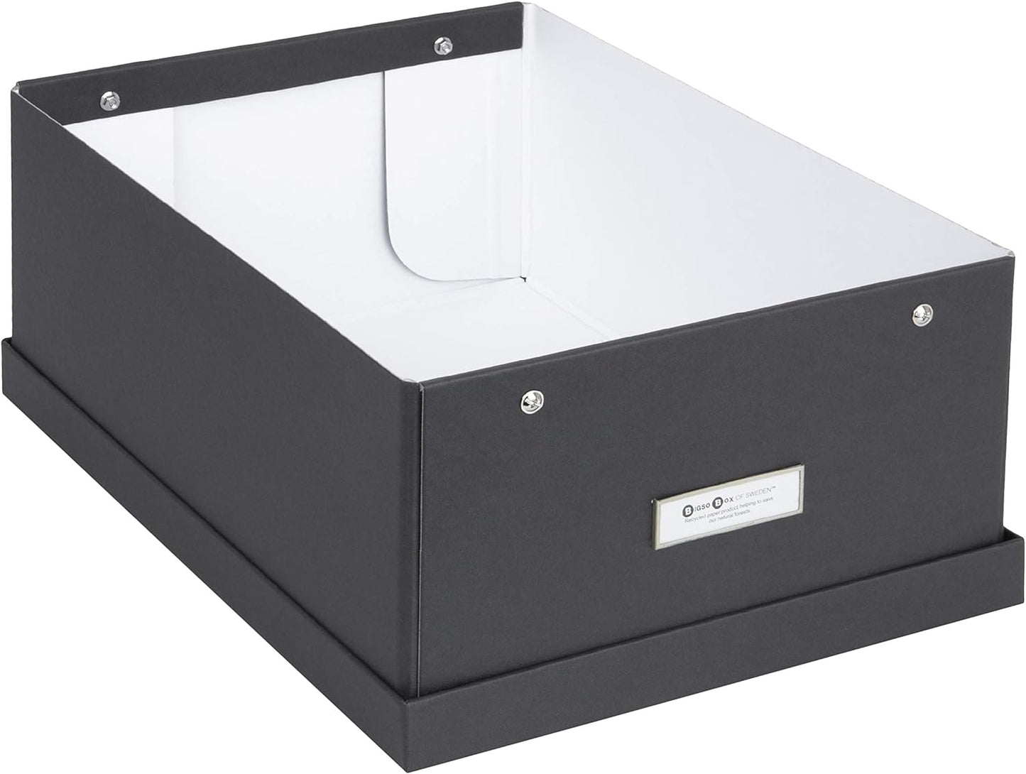 Bigso Katia Collapsible Photo Storage Box with Lid 11.3″ x 15.4″ x 6.4″