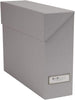 Bigso Lovisa Fiberboard Label Frame 12 File Storage Box 9.4" x 3.7" x 13"