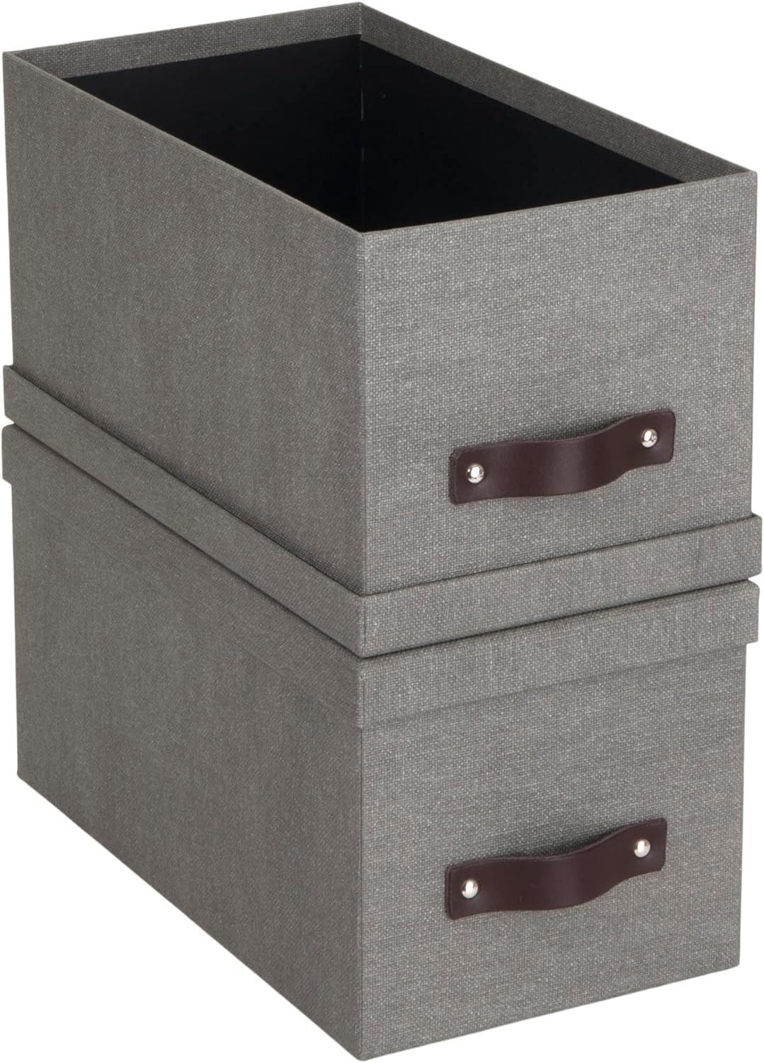 Bigso Silvia Organizational Storage Box | Photo Storage Box | 2 Pack |