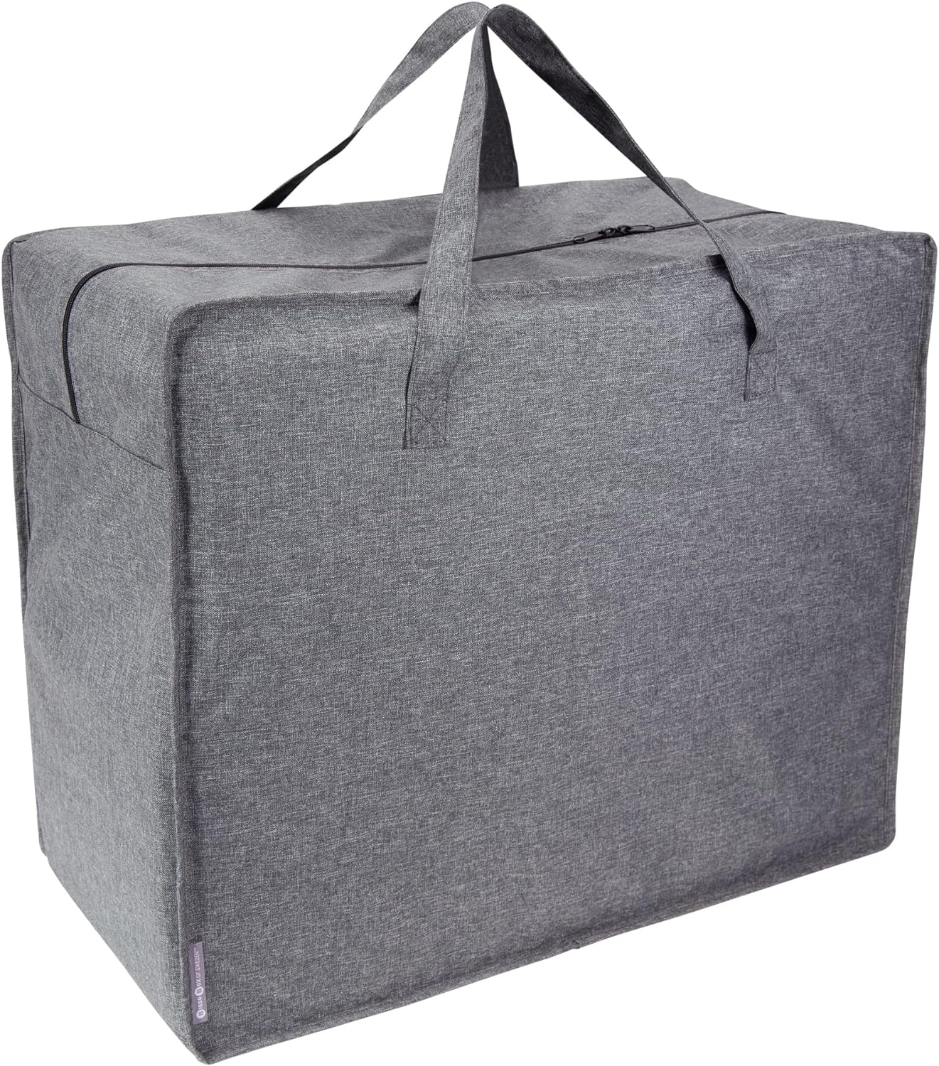 Bigso Soft Storage Bag XL | Blanket Storage Bags with Zipper | 23.6” x 11.8” x 19.7”