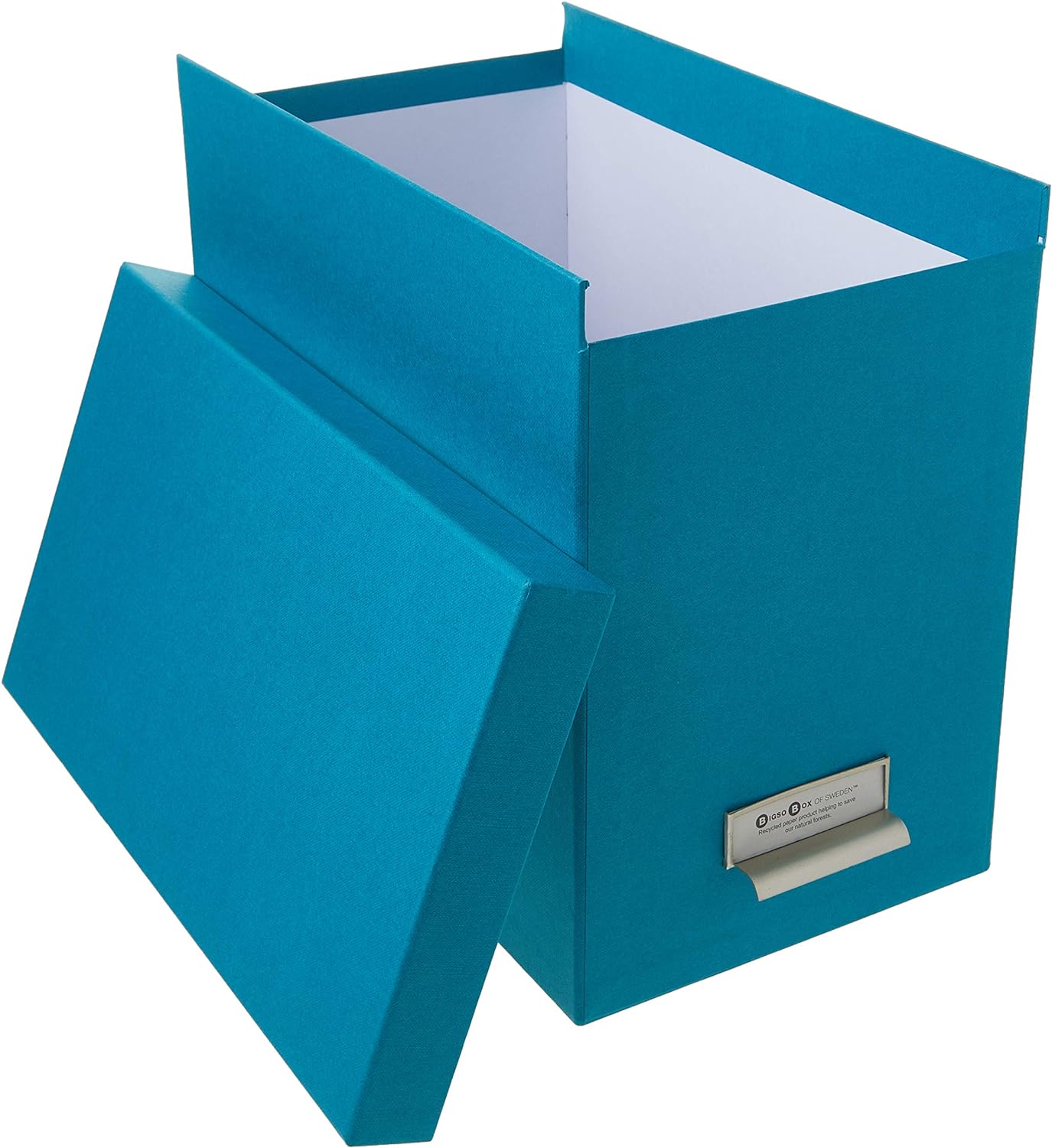 Bigso John Fiberboard Label Frame Desktop File Storage Box 7.4’’ x 13’’ x 10.4’’