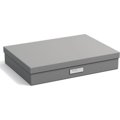 Bigso Sverker Legal/Art Storage - 3.3x17.1x12.2in Gray