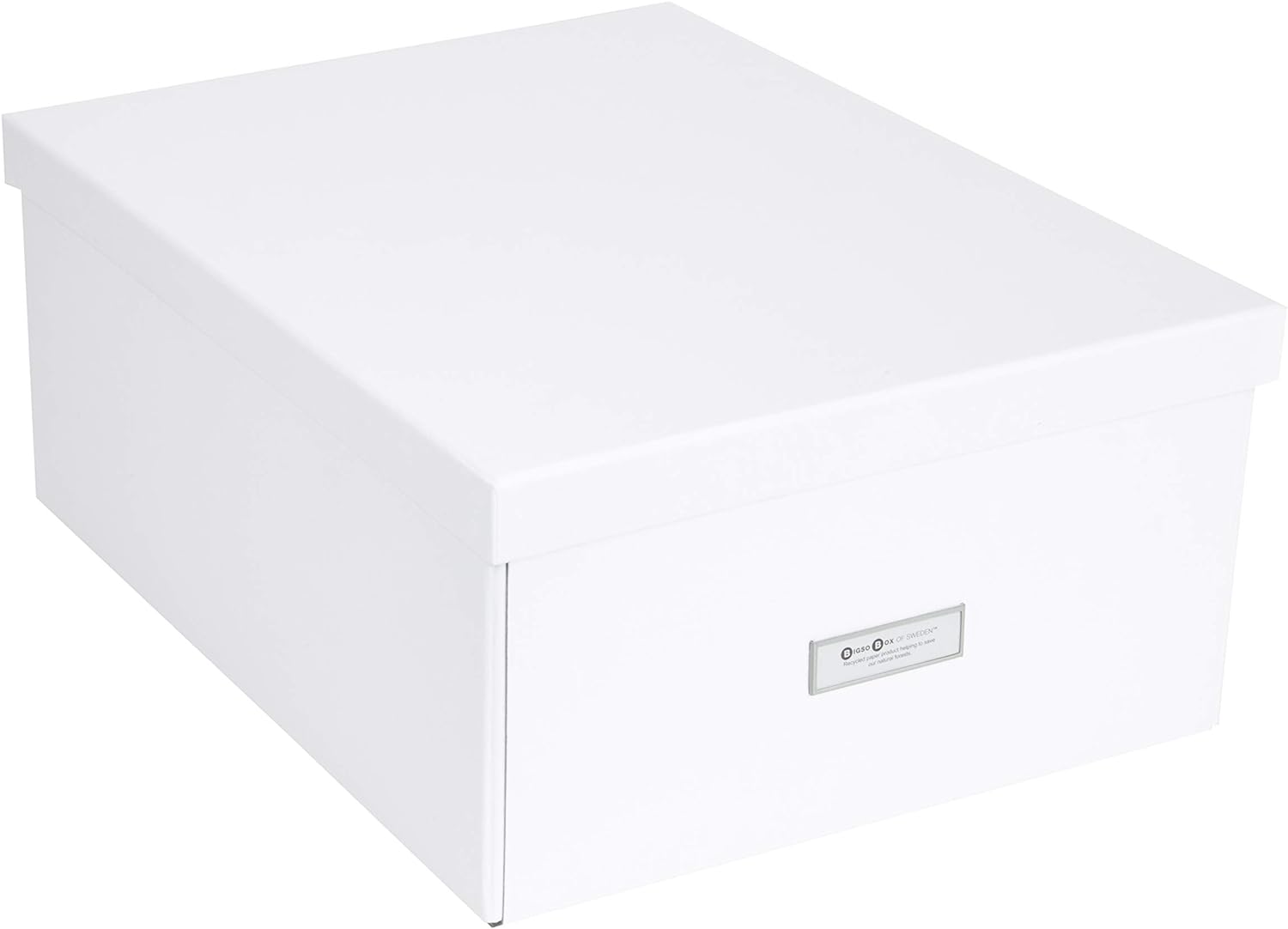 Bigso Katrin Collapsible Photo Storage Box with Lid 13.5″ x 17.6″ x 7.2″