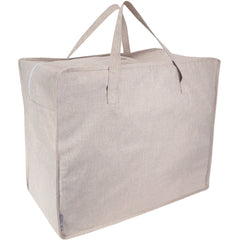 Bigso Soft Storage Bag XL | Blanket Storage Bags with Zipper | 23.6” x 11.8” x 19.7”